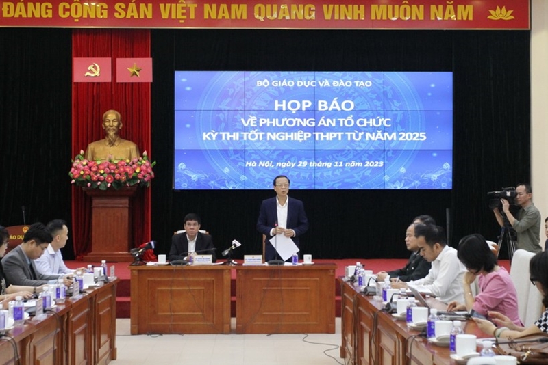 Công bố phương án 4 môn thi tốt nghiệp Trung học phổ thông từ năm 2025