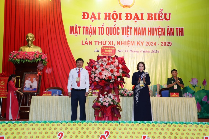 Đại hội Đại biểu MTTQ Việt Nam huyện Ân Thi lần thứ XI,  nhiệm kỳ 2024 - 2029